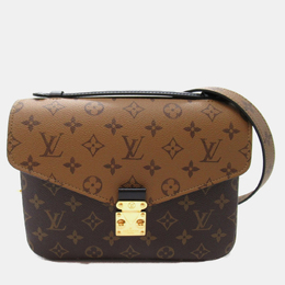 Louis Vuitton: Коричневая сумка  Pochette