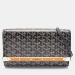 Goyard: Чёрная сумка 