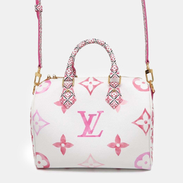 Louis Vuitton: Розовая сумка  Speedy