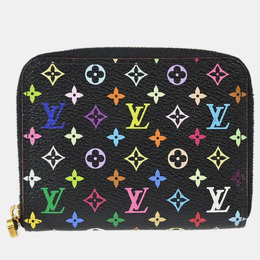 Louis Vuitton: Чёрный кошелёк  Zippy