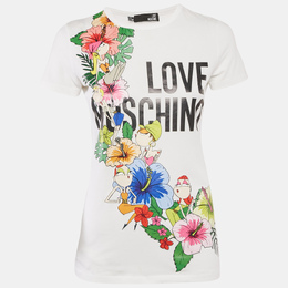 Love Moschino: Белая футболка 