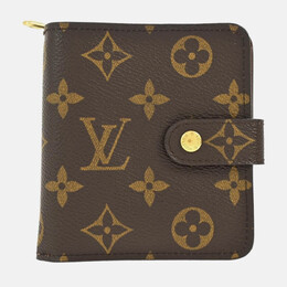 Louis Vuitton: Коричневый кошелёк 