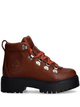 Timberland: Коричневые ботинки 