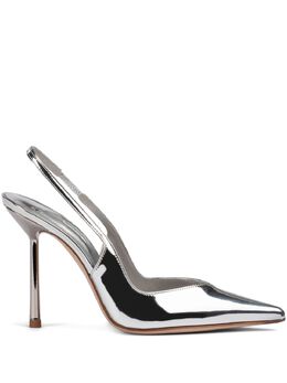 Le Silla: Серебристые туфли 