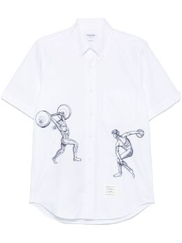 Thom Browne: Хлопковая рубашка 