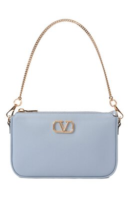 Valentino: Голубая сумка  VLogo Signature