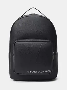 Armani Exchange: Тёмный рюкзак 