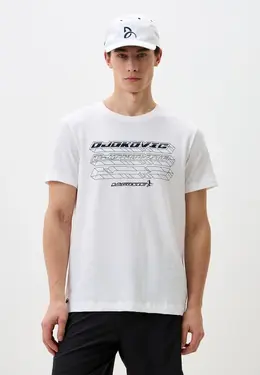 Lacoste: Белая футболка 