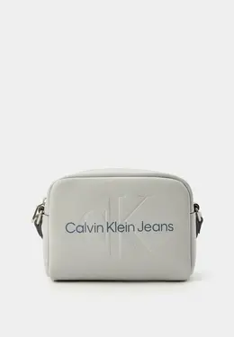 Calvin Klein Jeans: Голубая сумка 