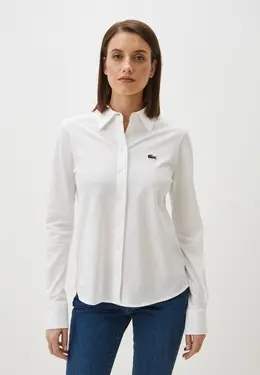 Lacoste: Белая рубашка 