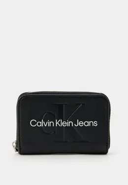 Calvin Klein Jeans: Чёрный кошелёк 