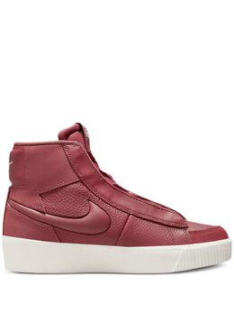 Nike: Бордовые кроссовки  Blazer Mid