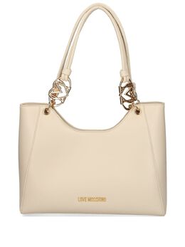 Love Moschino: Белая сумка-шоппер 