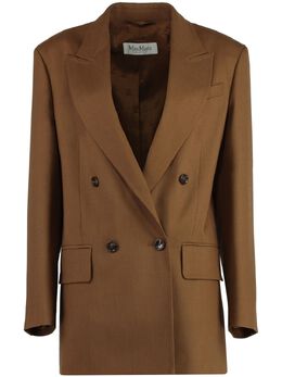 Max Mara: Коричневый жакет 