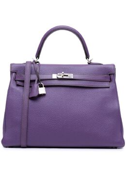 Hermès Pre-Owned: Фиолетовая сумка 
