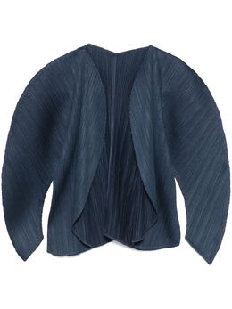 Pleats Please Issey Miyake: Синяя куртка 