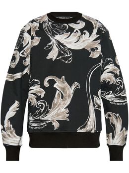 Versace Jeans Couture: Чёрный свитшот 