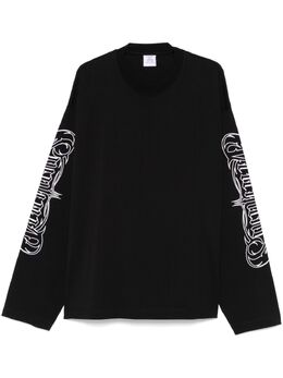 VETEMENTS: Футболка с принтом 