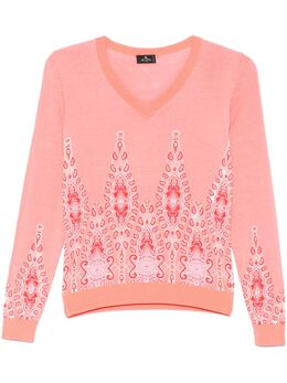 ETRO: Жаккардовый свитер 