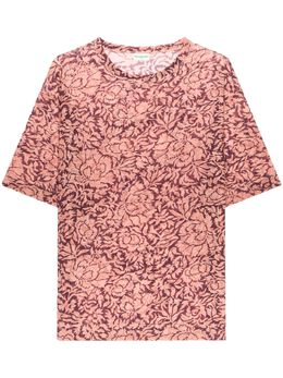 DRIES VAN NOTEN: Футболка с растительным принтом 