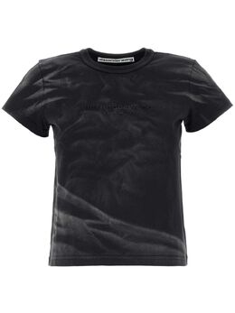 Alexander Wang: Чёрная футболка 