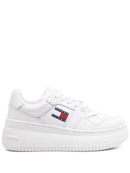 Tommy Hilfiger: Белые кроссовки 