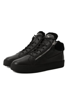 Giuseppe Zanotti Design: Чёрные кеды  Kriss