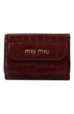 Miu Miu: Бордовый кошелёк 