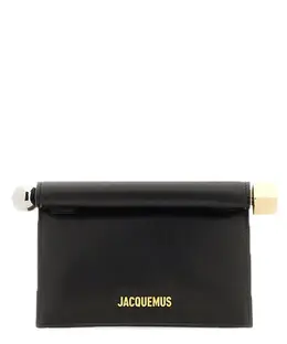 Jacquemus: Чёрный клатч 