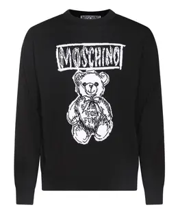 Moschino: Чёрный свитер 