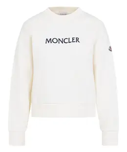 Moncler: Белый свитшот 