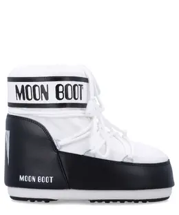 Moon Boot: Серебристые ботинки 