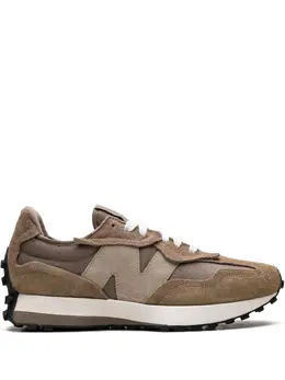 New Balance: Коричневые кроссовки  327
