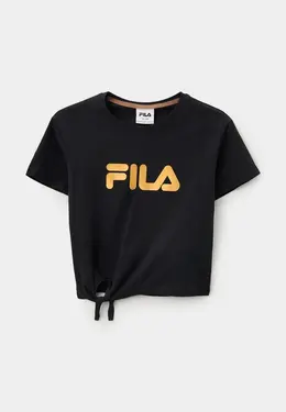 Fila: Чёрная футболка 