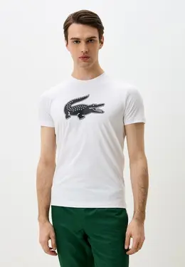 Lacoste: Белая футболка 