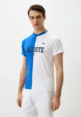 Lacoste: Синяя футболка 