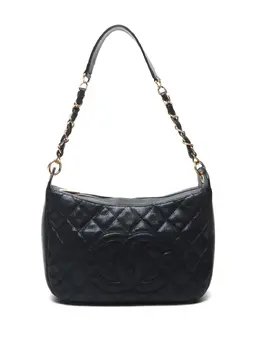 CHANEL Pre-Owned: Чёрная сумка 