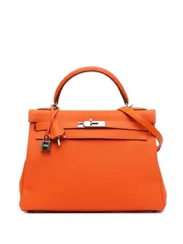 Hermès Pre-Owned: Оранжевая сумка 