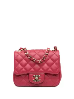 CHANEL Pre-Owned: Розовая сумка через плечо 