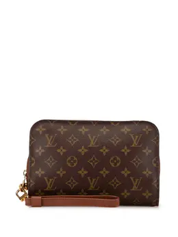 Louis Vuitton Pre-Owned: Коричневый клатч 