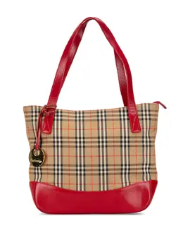 Burberry Pre-Owned: Коричневая сумка-шоппер 