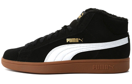 PUMA: Чёрные кроссовки  Smash V2 Mid