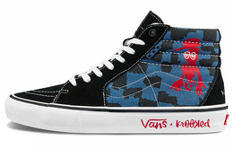 Vans: Чёрные кроссовки  Sk8-Hi