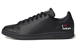 Adidas: Чёрные кроссовки  Originals Stan Smith