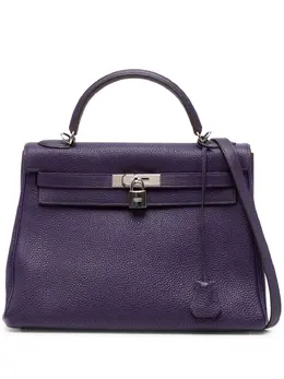 Hermès Pre-Owned: Фиолетовая сумка 