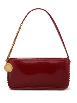 Stella McCartney: Бордовая сумка  Falabella