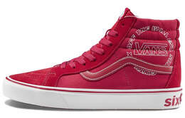 Vans: Красные кроссовки  Comfycush Sk8-Hi