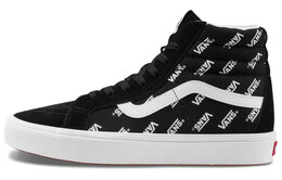 Vans: Чёрные кроссовки  Comfycush Sk8-Hi