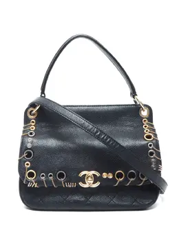 CHANEL Pre-Owned: Чёрная сумка 