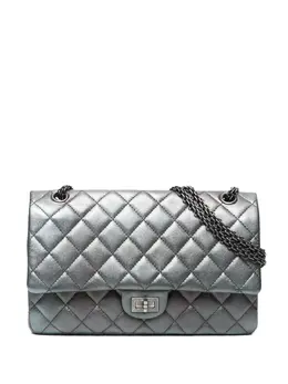 CHANEL Pre-Owned: Серебристая сумка 